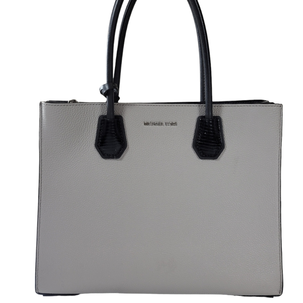 Michael Kors Medium Mercer Bag, Gray, No Shoulder Strap.